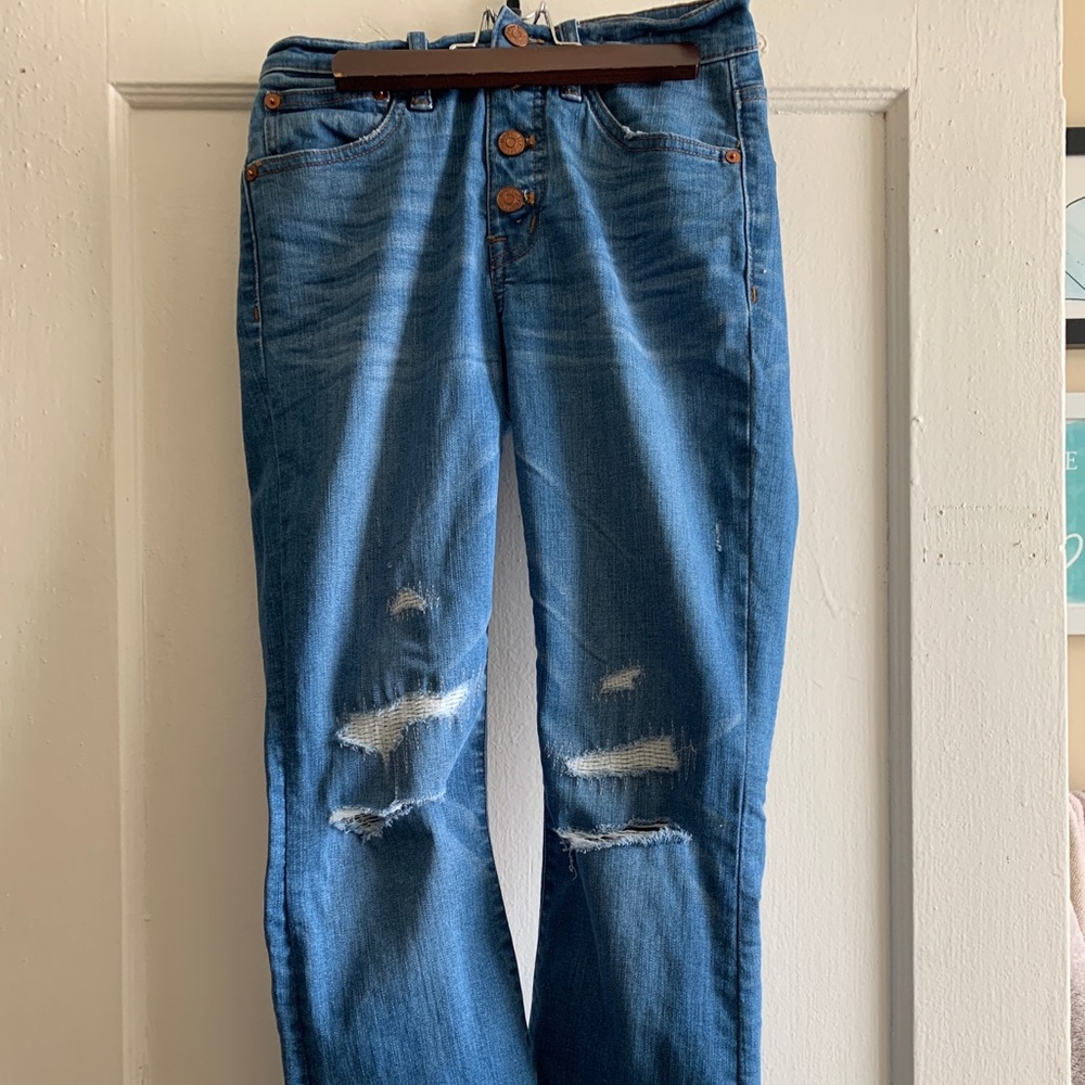 Madewell Button Front Cali-Demi Jeans